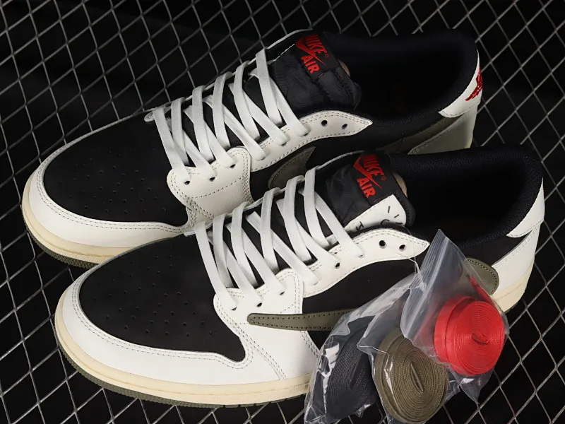 All Categories Air Jordan Jordan Series Basketball Shoes Air Jordan 1 Low LW Version Travis Scott x Air Jordan 1 Low OG AJ1 Joe 1 Joint Overhead DZ4137-106